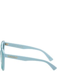 Gucci Blue Square Sunglasses