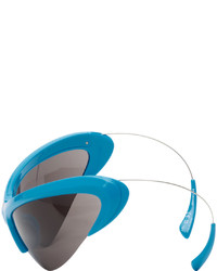 Balenciaga Blue Wire Cat Sunglasses