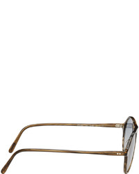 Oliver Peoples Brown Emet Sunglasses