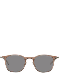Montblanc Brown Round Sunglasses