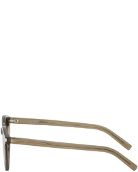 Saint Laurent Brown Sl 342 Round Sunglasses