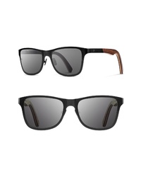 Shwood Canby 54mm Titanium Wood Sunglasses  