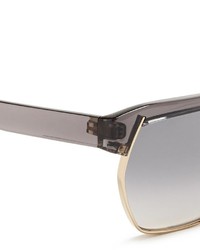 Chloé Chlo Metal Rim Angular Acetate Sunglasses