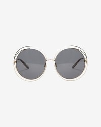 Chloé Chloe Carlina Wire Rim Sunglasses Grey