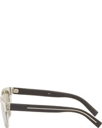 Christian Dior Dior Homme Grey Black Tie Sunglasses