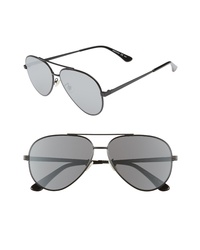 Saint Laurent Classic 11 Zero 60mm Aviator Sunglasses  