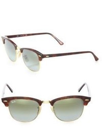 Ray-Ban Clubmaster Tortoise Shell Square Sunglasses