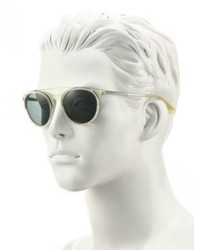 Barton Perreira Combo 53mm Polarized Round Sunglasses