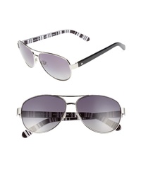 kate spade new york Dalia 58mm Polarized Aviator Sunglasses