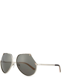 Grey Ant Embassy Cutoff Aviator Sunglasses Silvergray