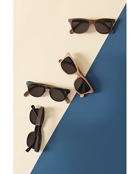 Shwood Francis 49mm Titanium Wood Sunglasses