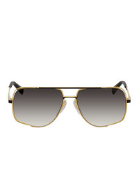 Dita Gold And Black Midnight Special Sunglasses