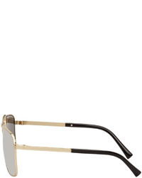 Versace Gold Aviator Sunglasses