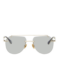 BAPE Gold Bs13003 Sunglasses