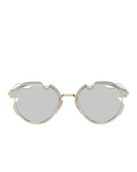 Dior Homme Gold Diorbreaker Sunglasses