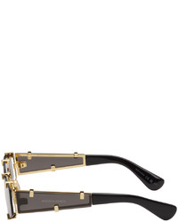 Bottega Veneta Gold Grip Cat Eye Sunglasses