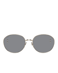 Doublet Gold Metal Flame Sunglasses
