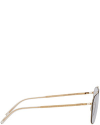 Maison Margiela Gold Mykita Edition Mmcraft006 Sunglasses