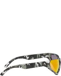 Balenciaga Gray Cat Eye Camo Sunglasses