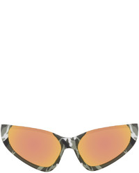Balenciaga Gray Cat Eye Camo Sunglasses
