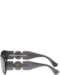 Versace Gray Medusa Biggie Sunglasses