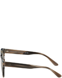Giorgio Armani Gray Round Sunglasses