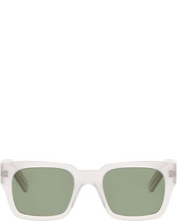 Marni Grey Clear Square Sunglasses