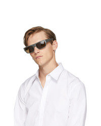 Dries Van Noten Grey Linda Farrow Edition 189 C2 Rectangular Sunglasses