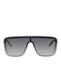 Saint Laurent Grey Mask Sl 364 Sunglasses