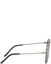 Dolce & Gabbana Gunmetal Aviator Sunglasses