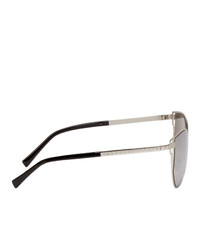 Versace Gunmetal Grecamania Pop Sunglasses