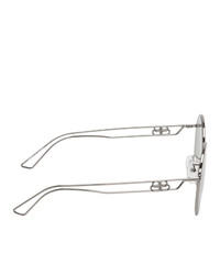 Balenciaga Gunmetal Inception Sunglasses