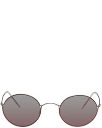Giorgio Armani Gunmetal Tinted Sunglasses
