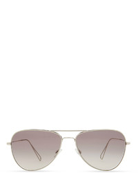 Oliver Peoples Isabel Marant Par Matt 60 Aviator Sunglasses Silvergray Gradient