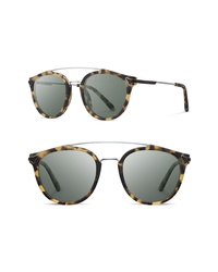 Shwood Kinsrow 49mm Acetate Wood Sunglasses