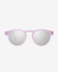 Illesteva Leonard Eco Glitterleopard Frame Mirrored Lenses Sunglasses