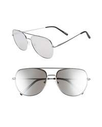 Quay Australia Living Large 58mm Aviator Sunglasses