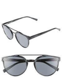 Ted Baker London Retro 57mm Polarized Sunglasses Black