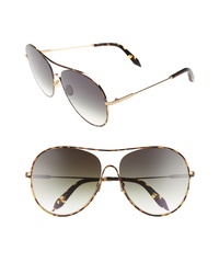 Victoria Beckham Loop 63mm Oversize Round Sunglasses