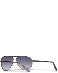Tom Ford Marko Aviator Style Gunmetal Tone Sunglasses