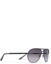 Tom Ford Marko Aviator Style Gunmetal Tone Sunglasses