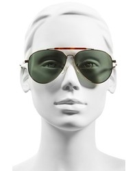 Toms Maverick 60mm Polarized Aviator Sunglasses