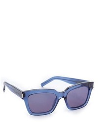 Saint Laurent Mirrored Square Sunglasses