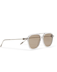 Montblanc Navigator Aviator Style Acetate Sunglasses