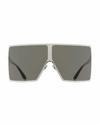 Saint Laurent New Wave 182 Betty Metal Shield Sunglasses