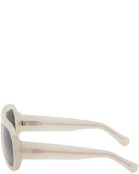 Dries Van Noten Off White Linda Farrow Edition 25 C5 Sunglasses