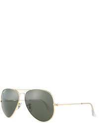 Ray-Ban Original Aviator Polarized Sunglasses Goldgreen