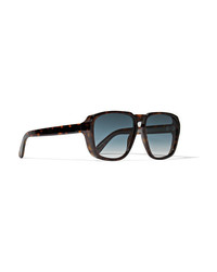 Givenchy Oversized Square Frame Tortoiseshell Acetate Sunglasses