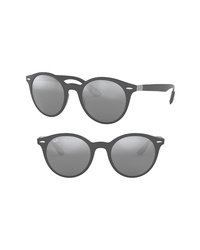 Ray-Ban Phantos 50mm Mirrored Sunglasses