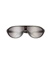 Oakley Prizm 33mm Rectangular Sunglasses In Matte Blackprizm Grey At Nordstrom